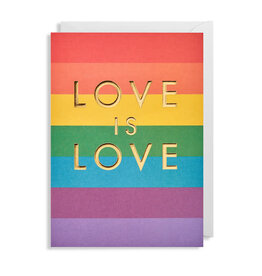 Postco Wenskaart - Love is Love - Dubbele kaart + Envelop
