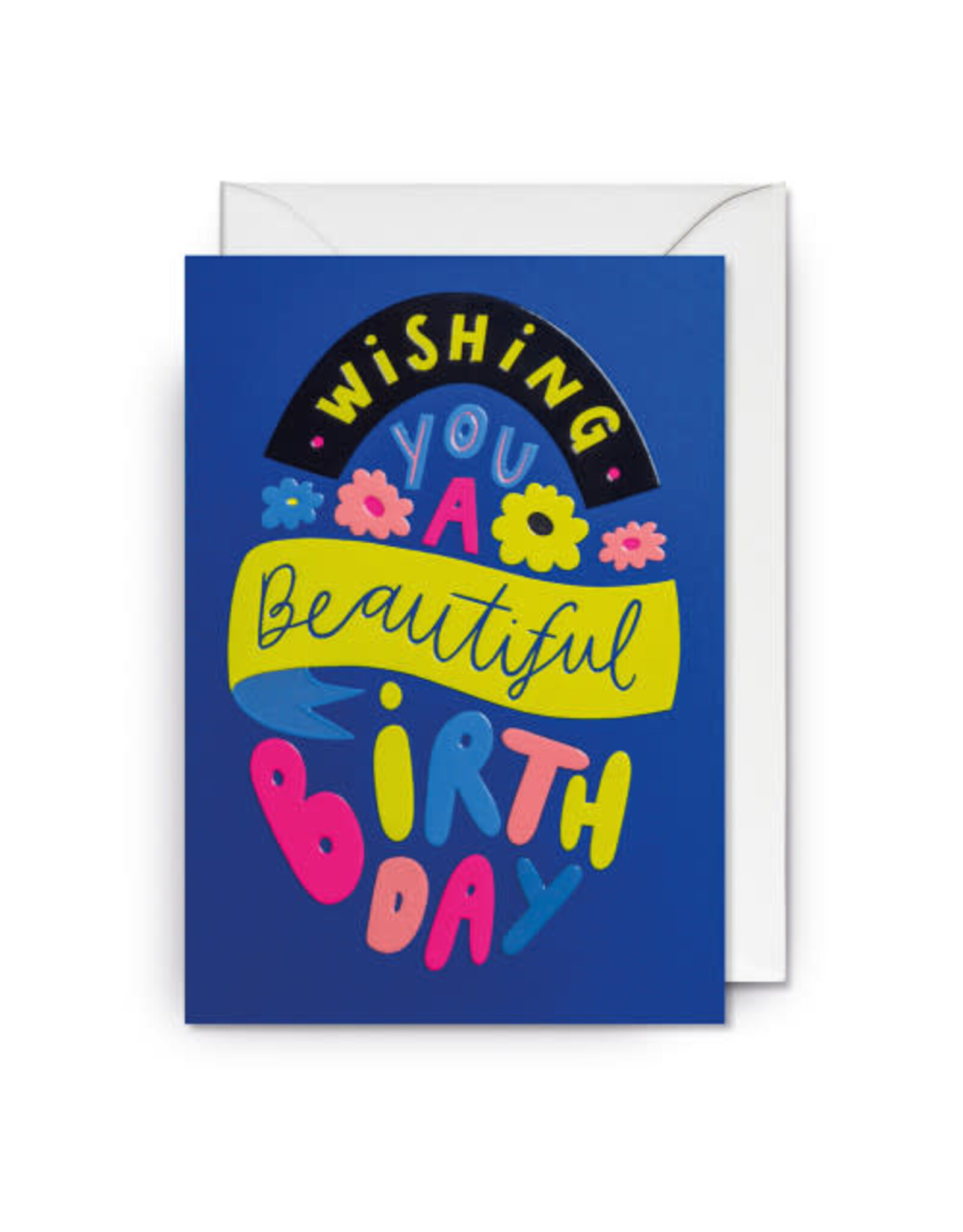 Jessica Smith Wenskaart - Beautiful Birthday - Dubbele kaart + Envelop