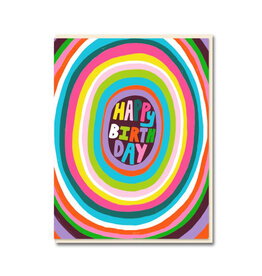 Joyful Wenskaart - Cosmic Birthday - Dubbele kaart + Envelop
