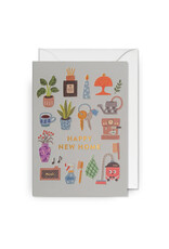 Annelies Draws Wenskaart - Happy New Home - Dubbele kaart + Envelop