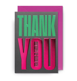 Miso Wenskaart - Thank you - Dubbele kaart + Envelop