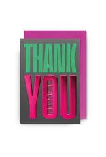 Miso Wenskaart - Thank you - Dubbele kaart + Envelop