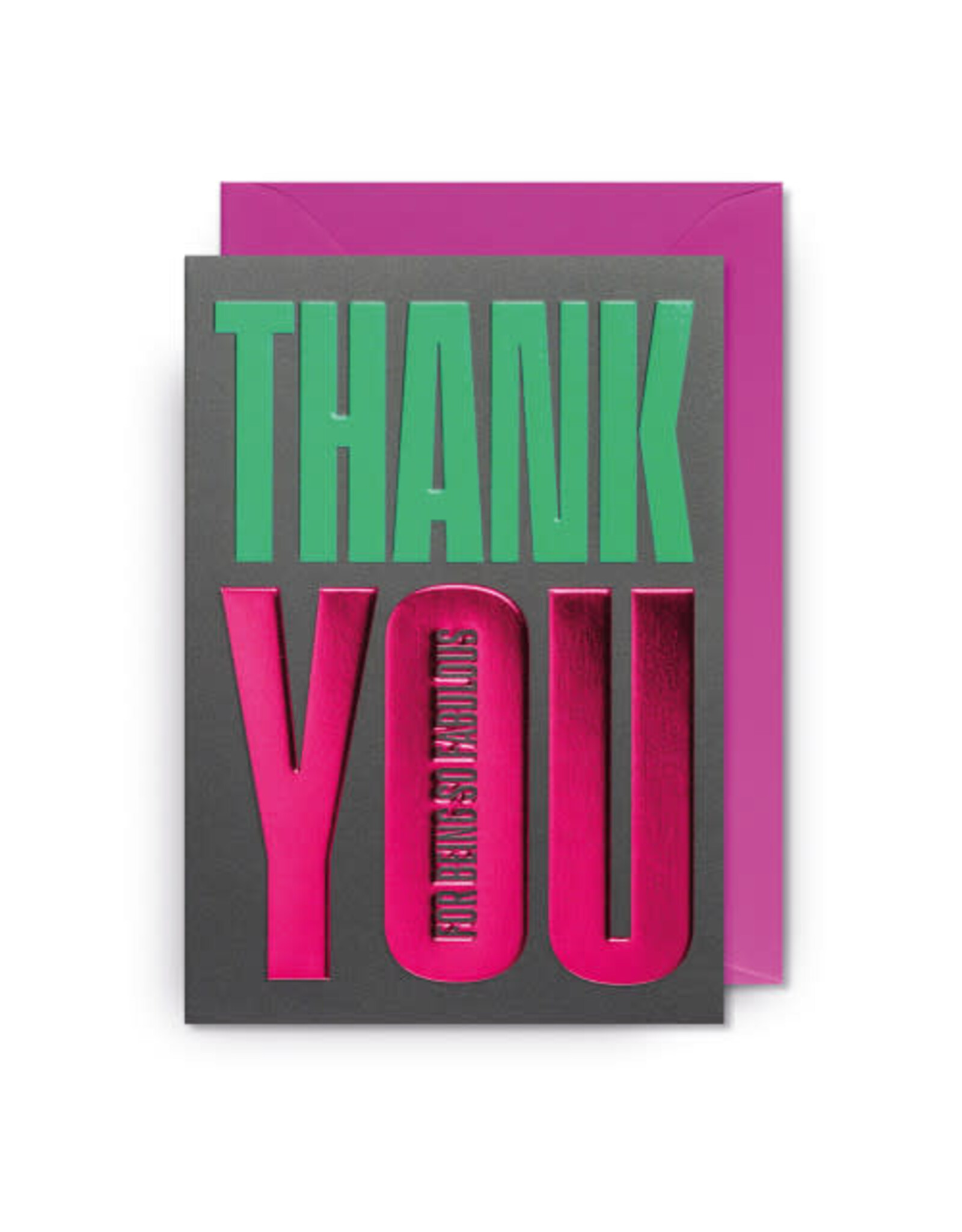 Miso Wenskaart - Thank you - Dubbele kaart + Envelop