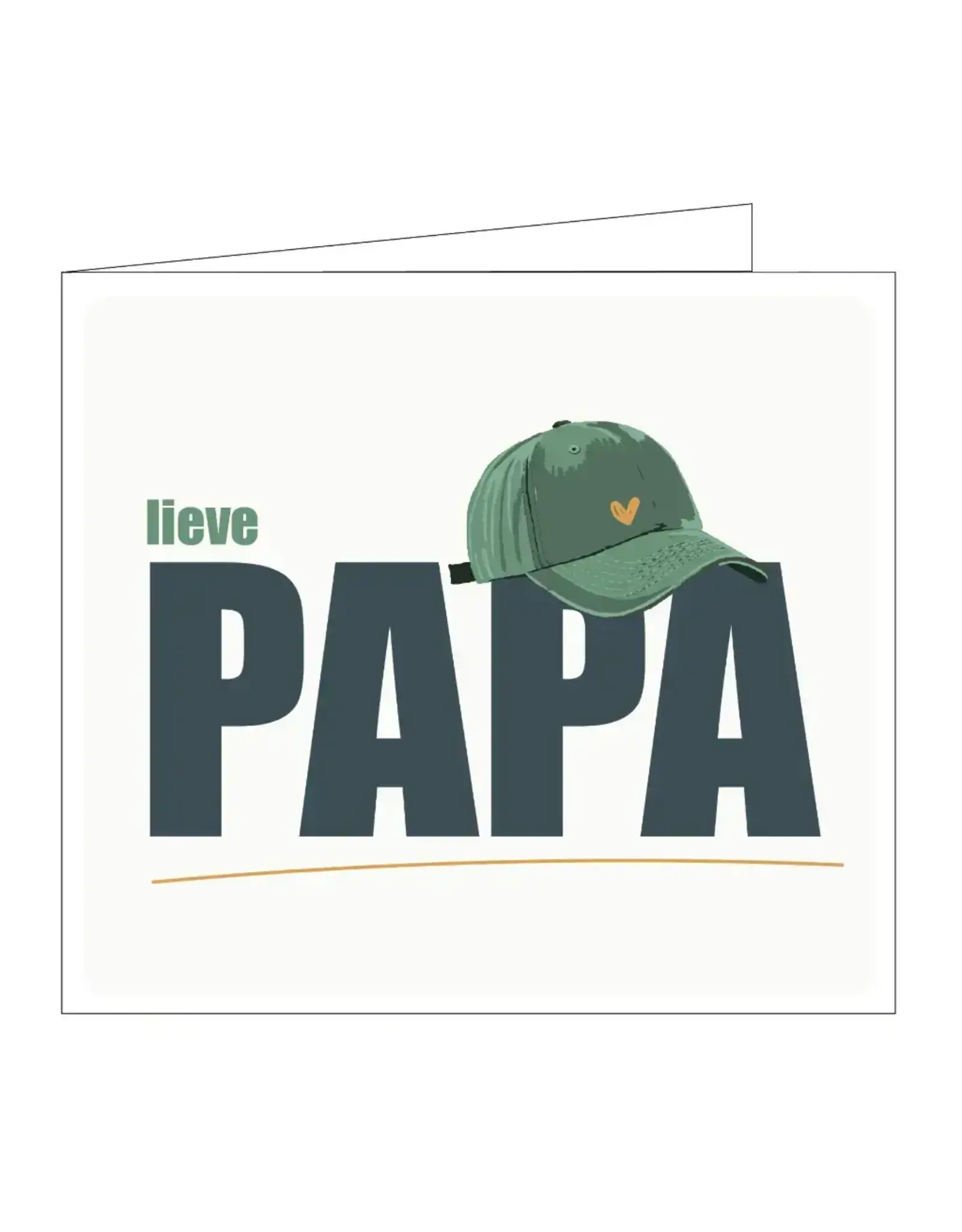 Mail-Box Wenskaart - Lieve papa - Dubbele kaart + Envelop