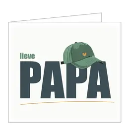 Mail-Box Wenskaart - Lieve papa - Dubbele kaart + Envelop