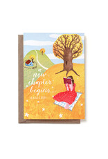 Reddish Design Wenskaart - New Chapter, Good luck - Dubbele kaart + Envelop