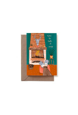 Reddish Design Wenskaart - Retirement - Dubbele kaart + Envelop