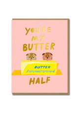 Carolyn Suzuki Goods Wenskaart - Butter Half - Dubbele kaart + Envelop