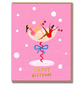 Carolyn Suzuki Goods Wenskaart - Aperitivo - Dubbele kaart + Envelop