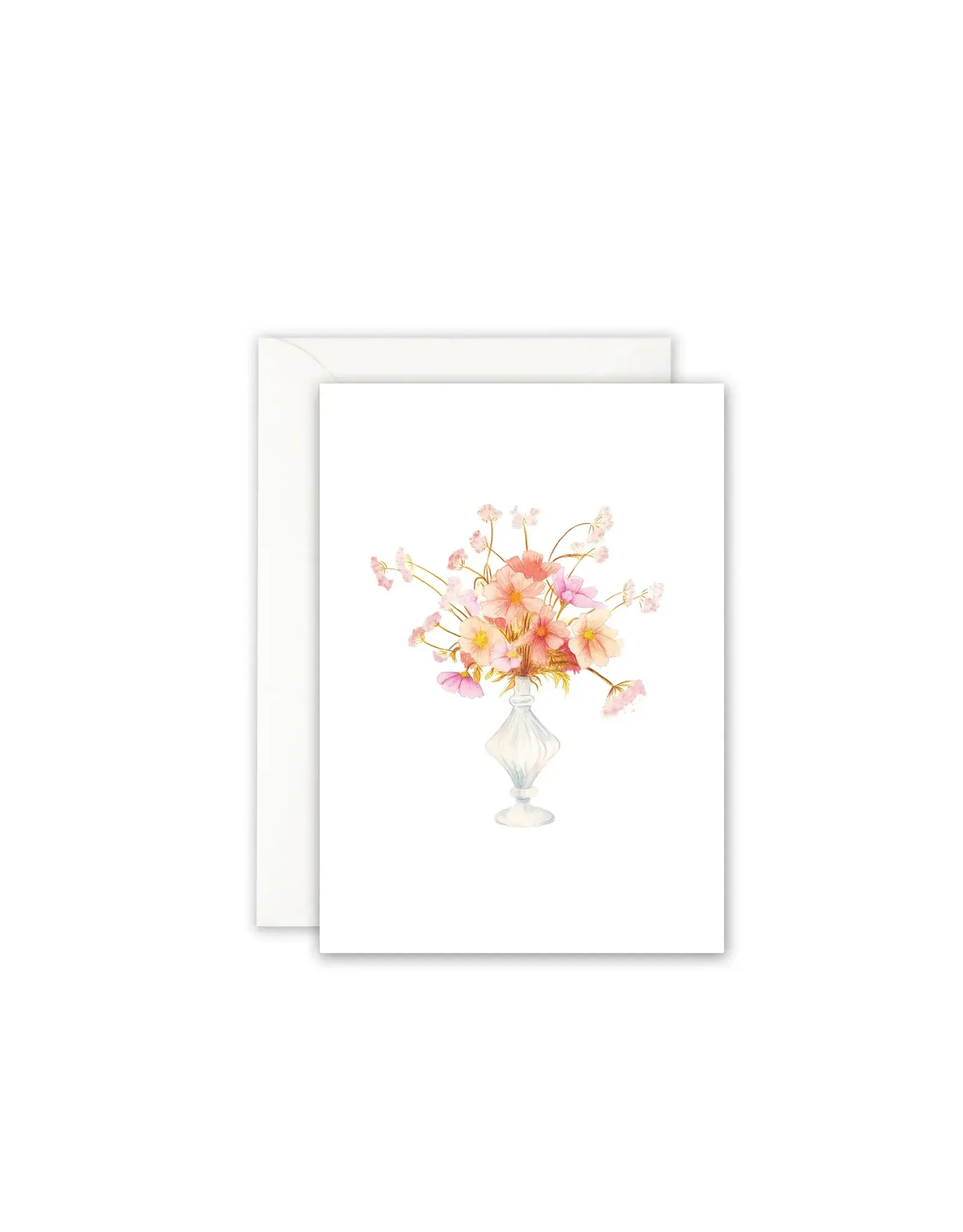 Leo La Douce Wenskaart - Summer Bouquet - Dubbele kaart + Envelop