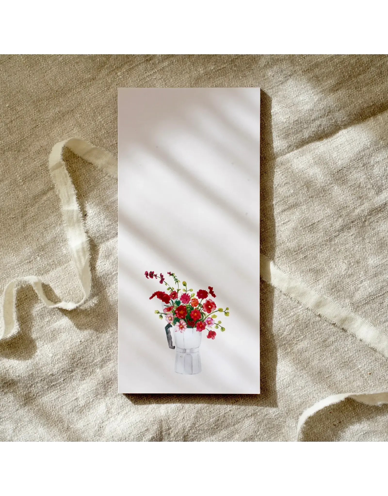 Leo La Douce Notepad - Espresso Bouquet - 10,5x21