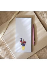 Leo La Douce Notepad - Spring Flowers - 10,5x21