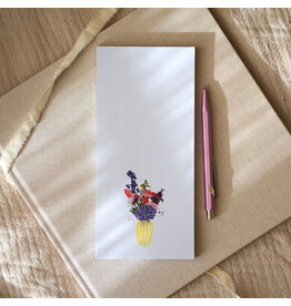 Leo La Douce Notepad - Spring Flowers - 10,5x21