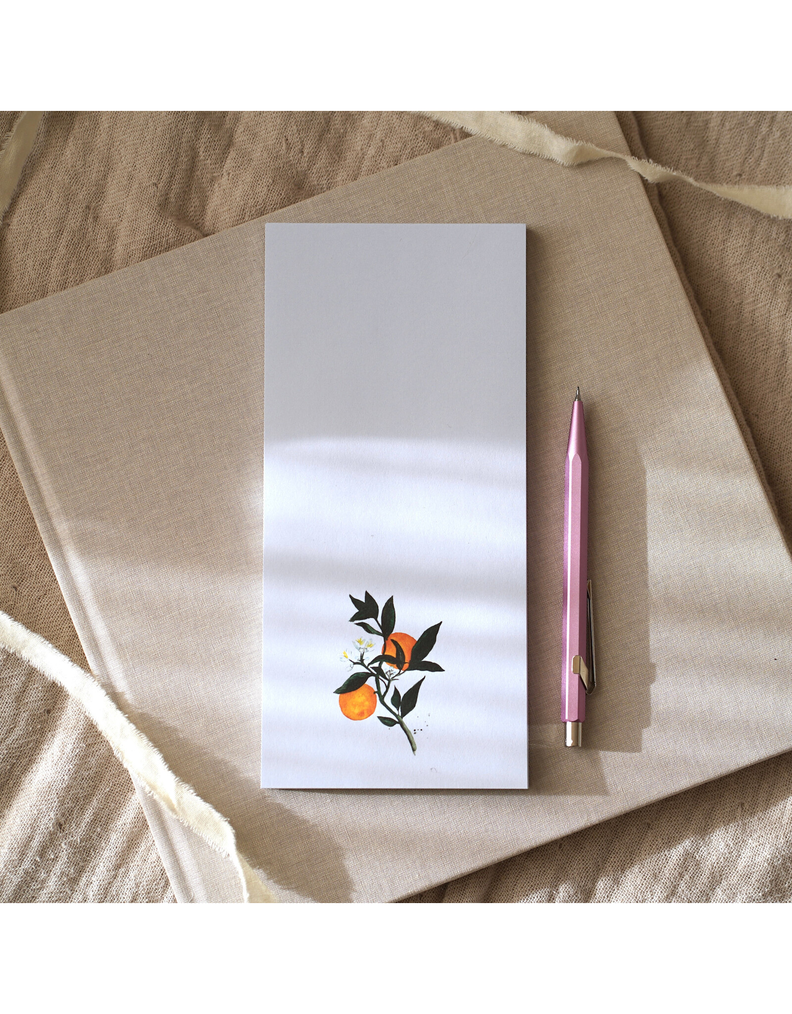 Leo La Douce Notepad - Orange - 10,5x21