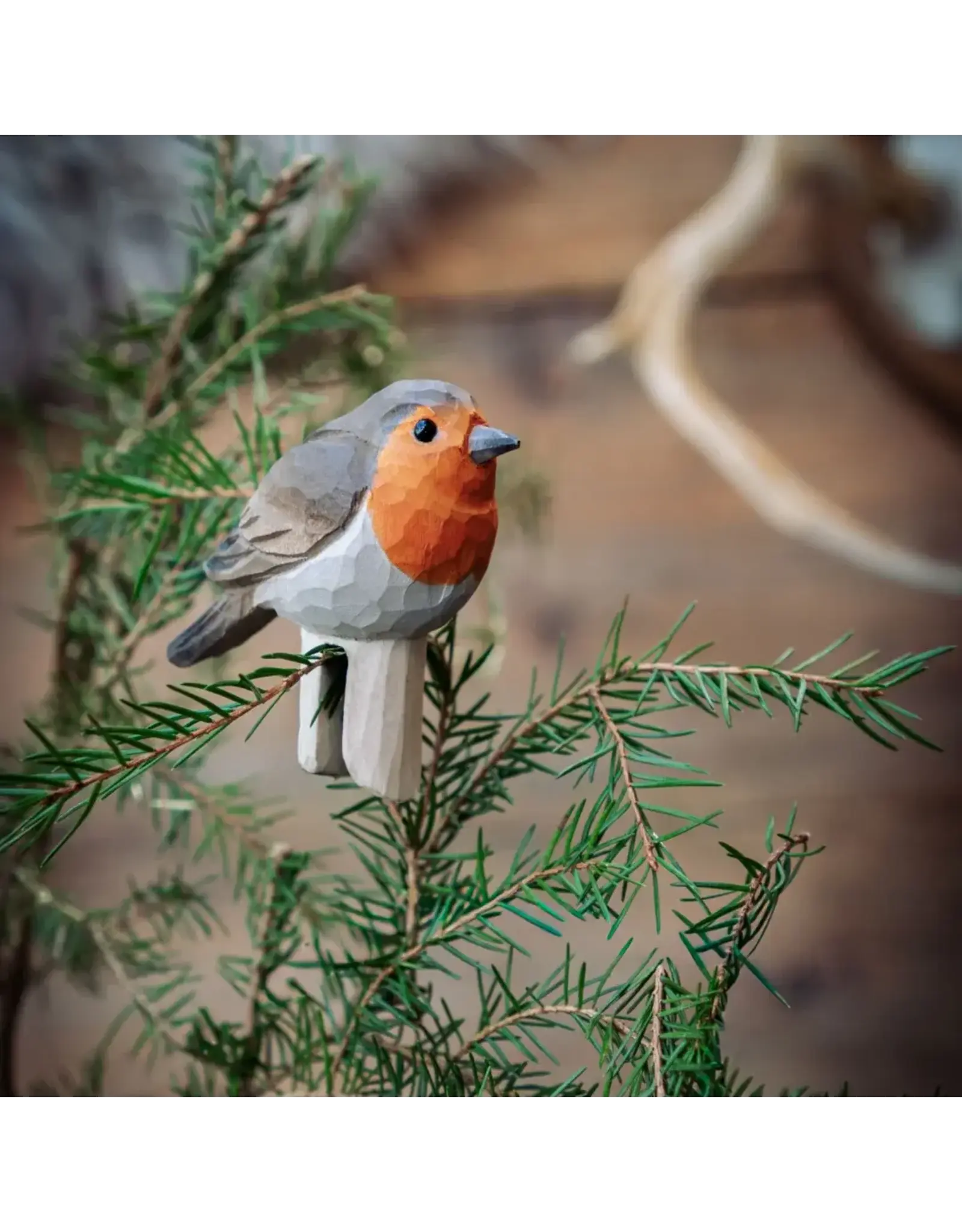 wildlife garden Forest Decor - Perched Robin