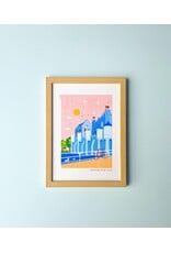 mmmMar A5 Poster, Gent - Gravensteen Fiets