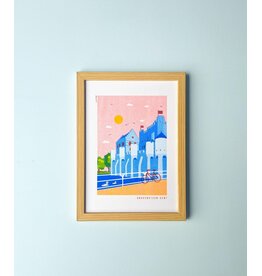 mmmMar A5 Poster, Gent - Gravensteen Fiets