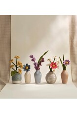 Gry & Sif Vilten Bloem - Vergeet-Me-Nietjes, White