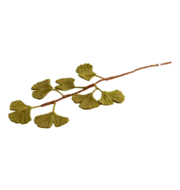 Gry & Sif Vilten Bloem, Ginkgo Biloba Branch - Green