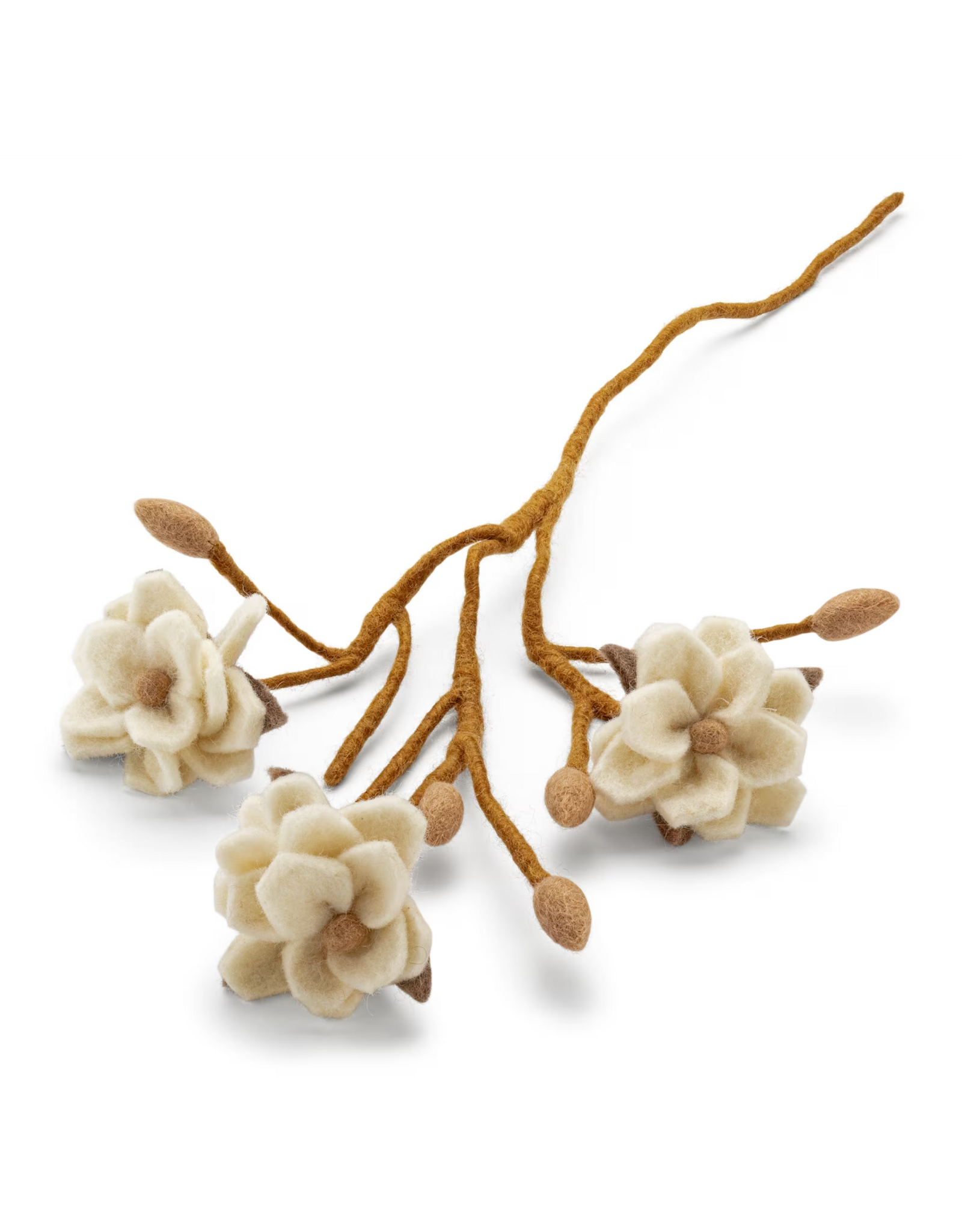 Gry & Sif Vilten Bloem, Magnolia - White