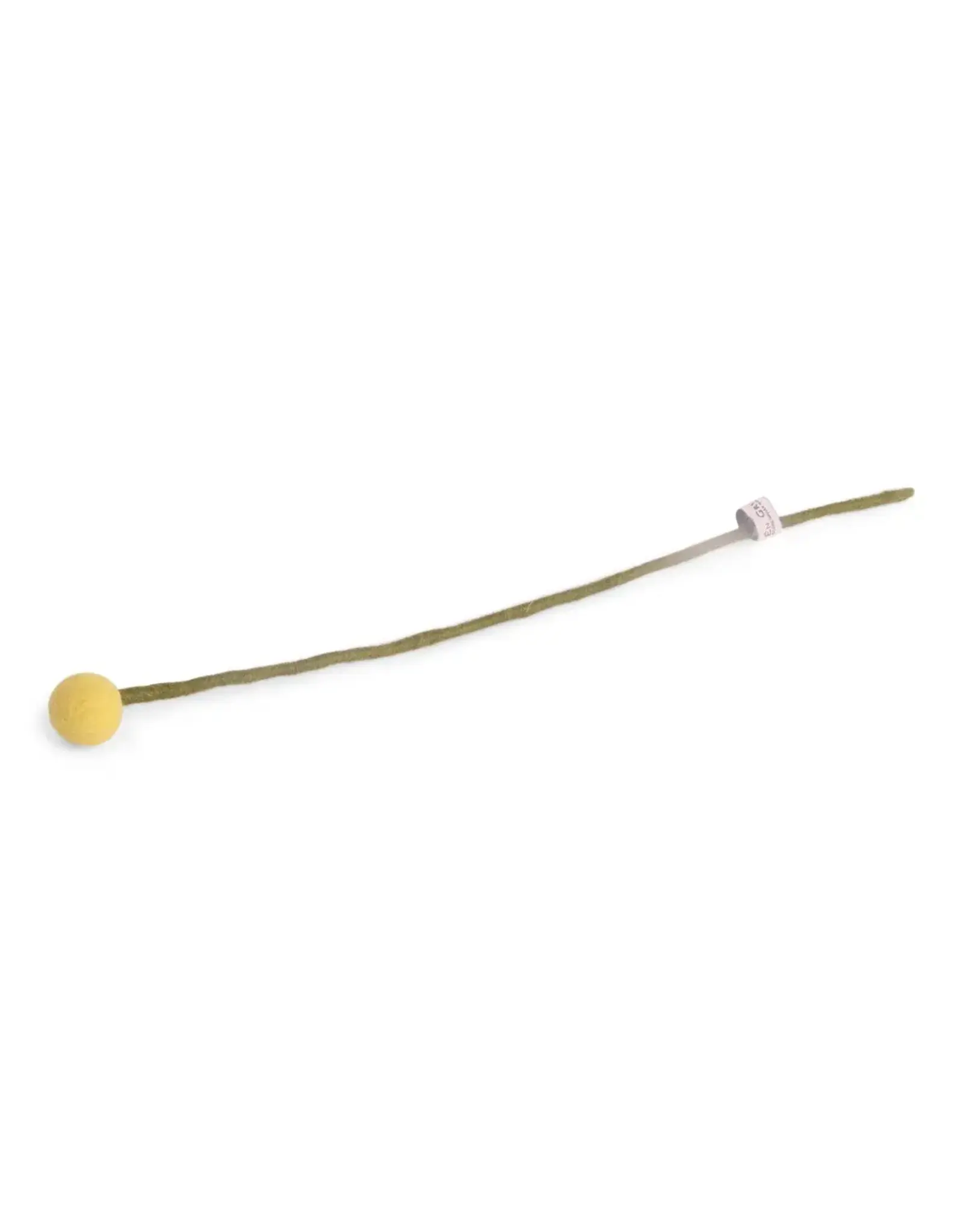Gry & Sif Vilten Bloem - Bolletje, Yellow - Ø 2x30cm