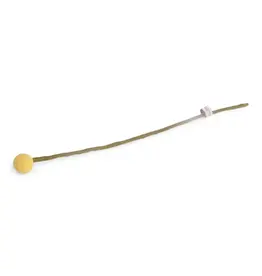 Gry & Sif Vilten Bloem - Bolletje, Yellow - Ø 2x30cm