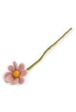 Gry & Sif Vilten Bloem - Anemone - Dusty Rose - 32cm