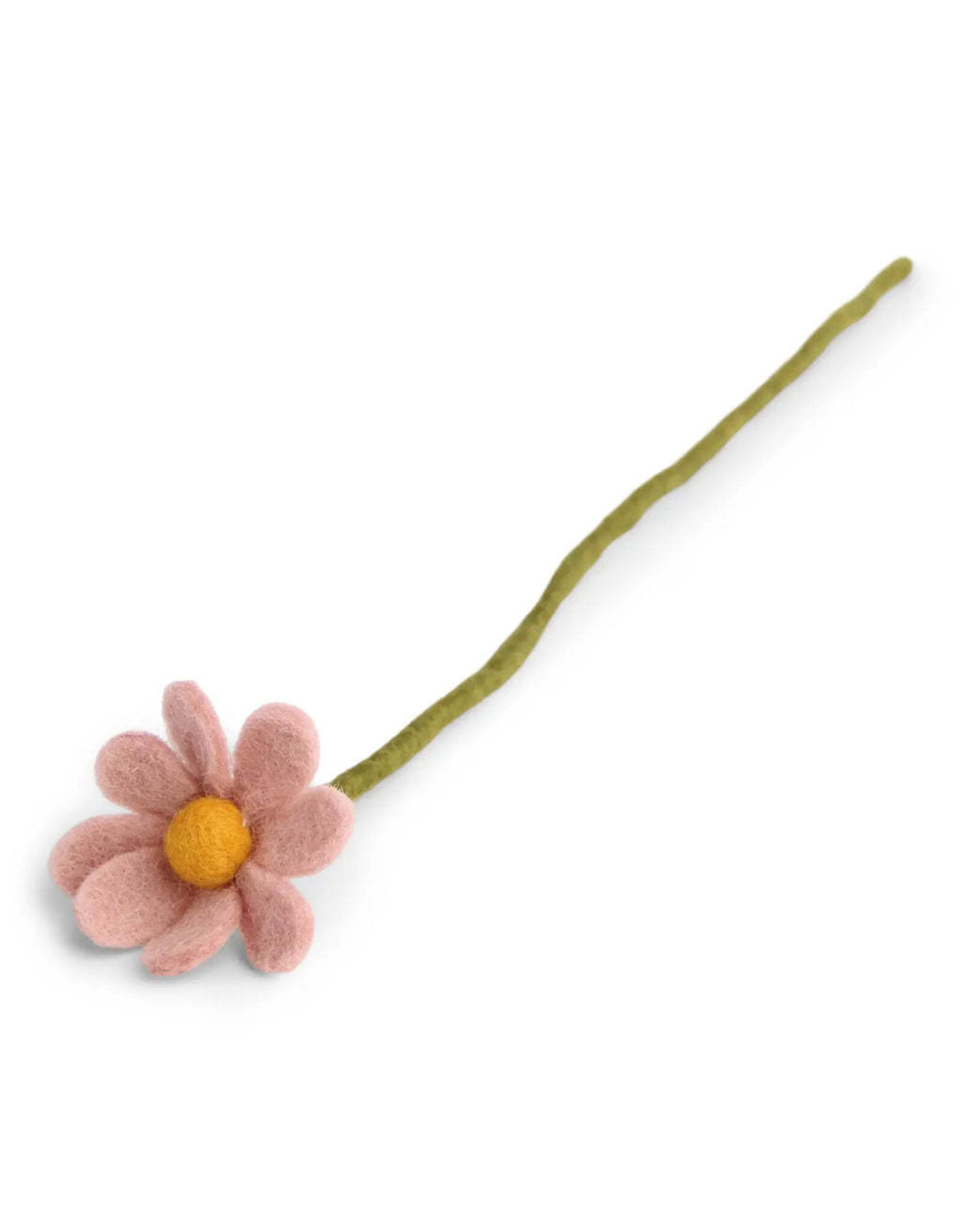 Gry & Sif Vilten Bloem - Anemone - Dusty Rose - 32cm