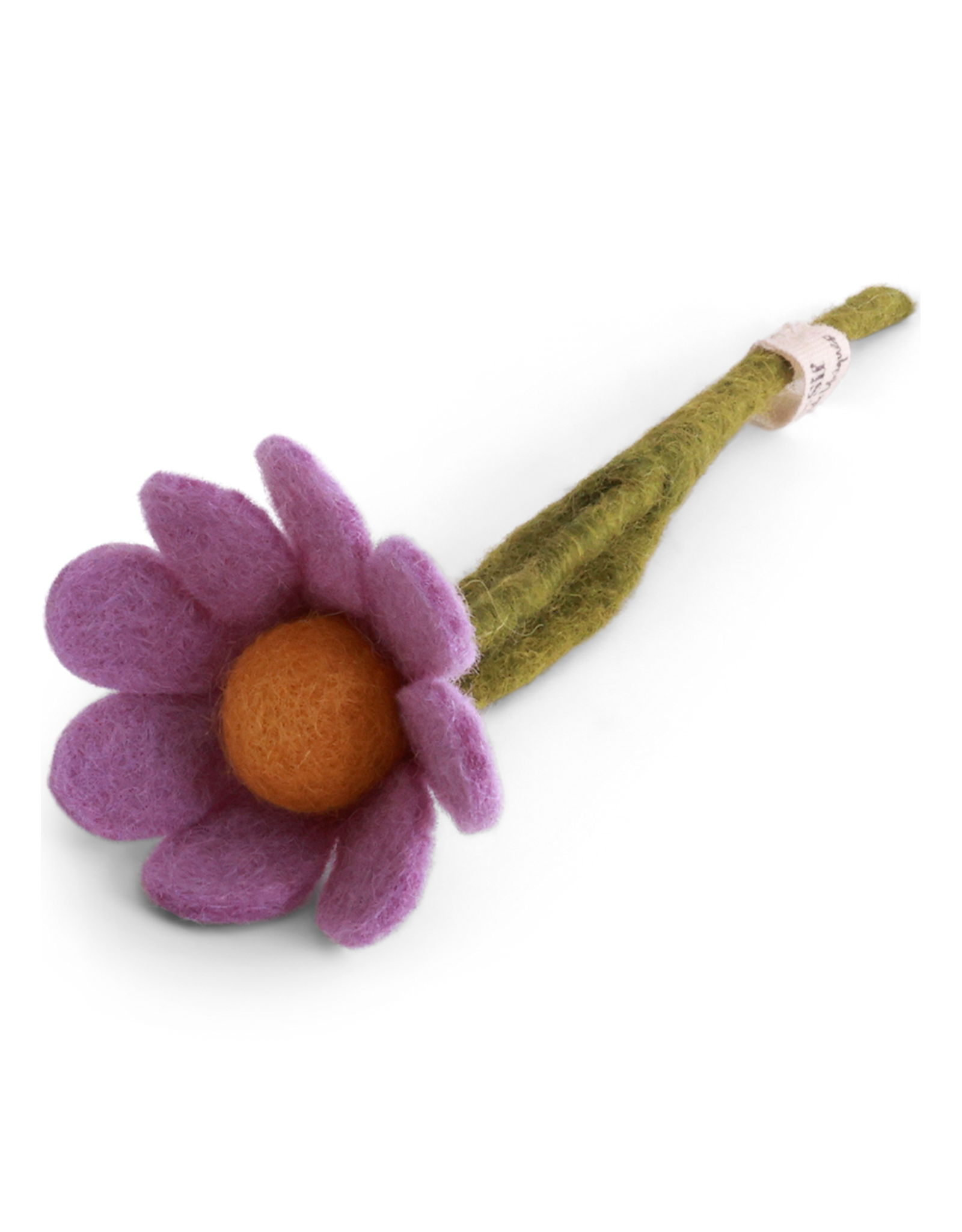 Gry & Sif Vilten Bloem, Anemone w/ Leaf - Light Purple
