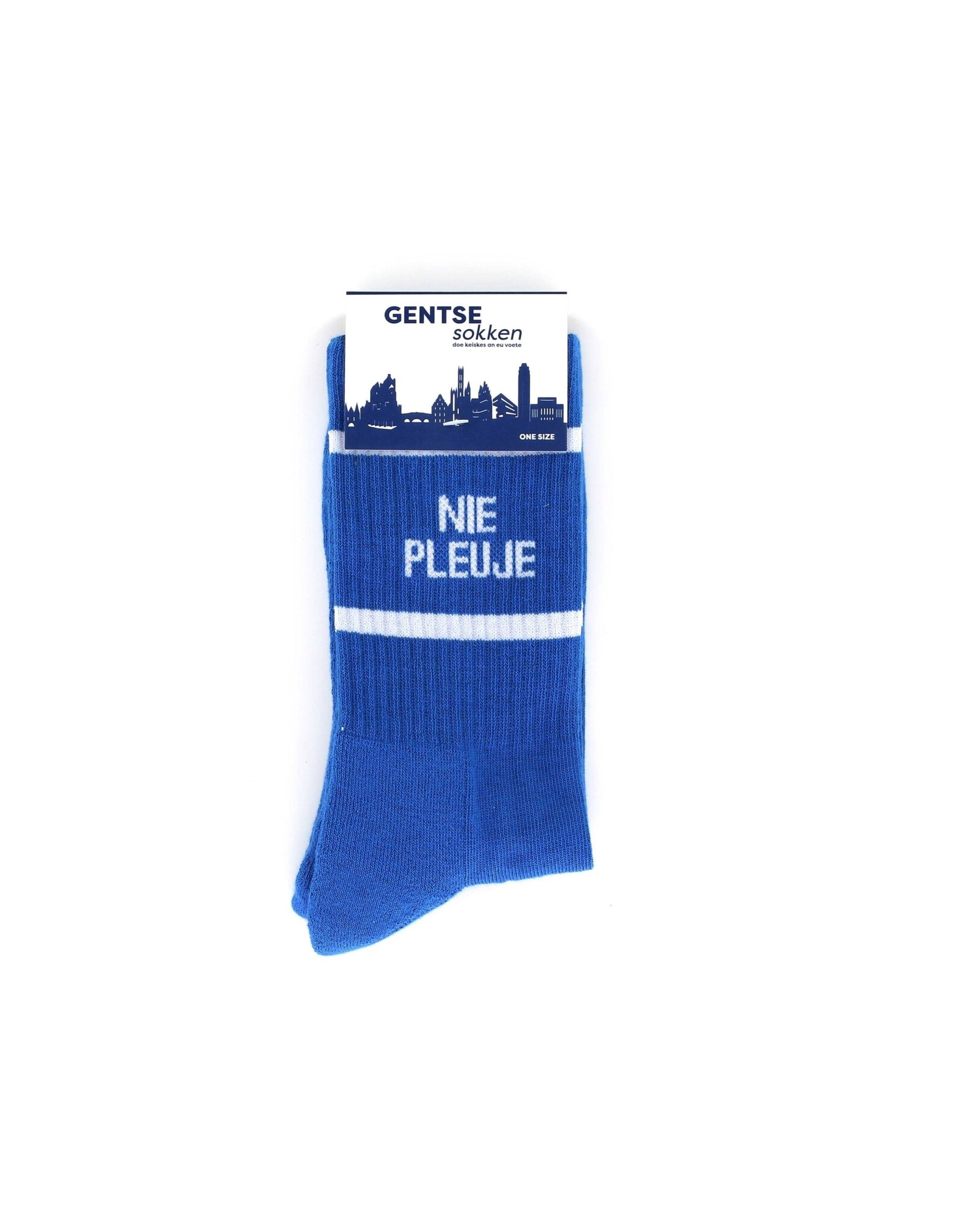 Sock The City Gentse sokken - Nie pleuje, Royal blue - Katoen - One size