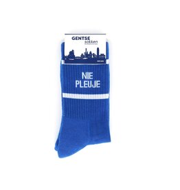 Sock The City Gentse sokken - Nie pleuje, Royal blue - Katoen - One size