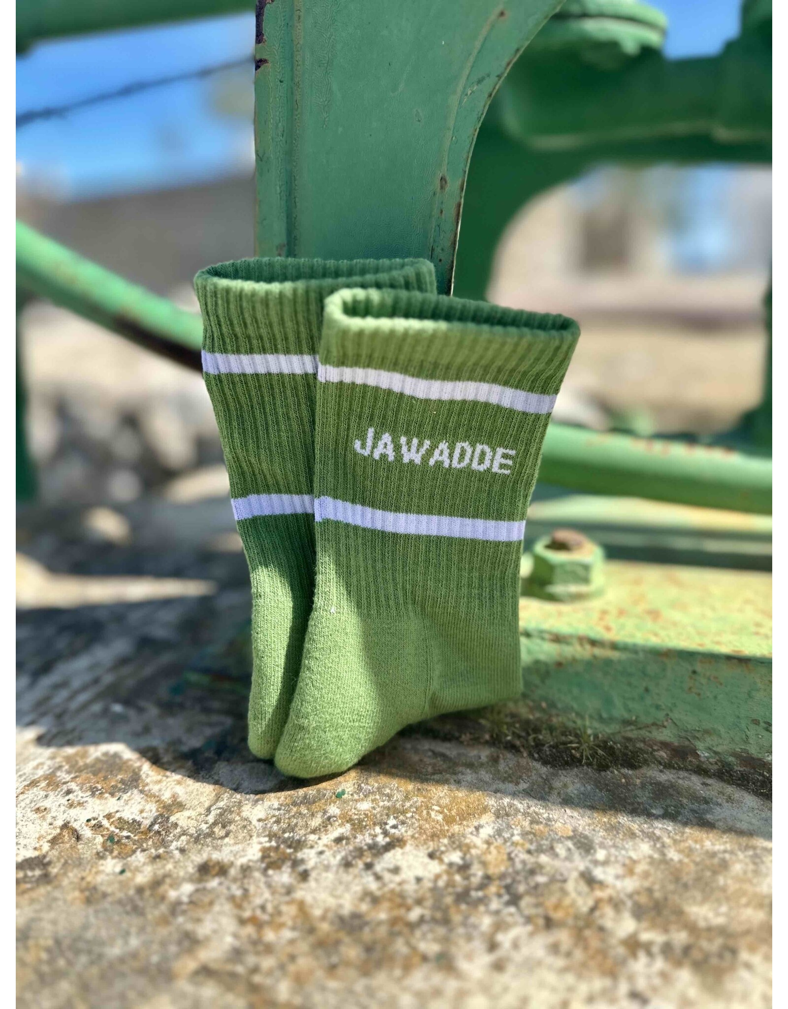 Sock The City Gentse sokken - Jawadde, Groen - Katoen - One size