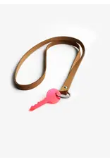 Puc The Key / Long -  Cognac / Neon Orange key