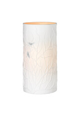 Raeder Lamp Cilinder met takken en Twee vogels - Ø 11 x 22 cm
