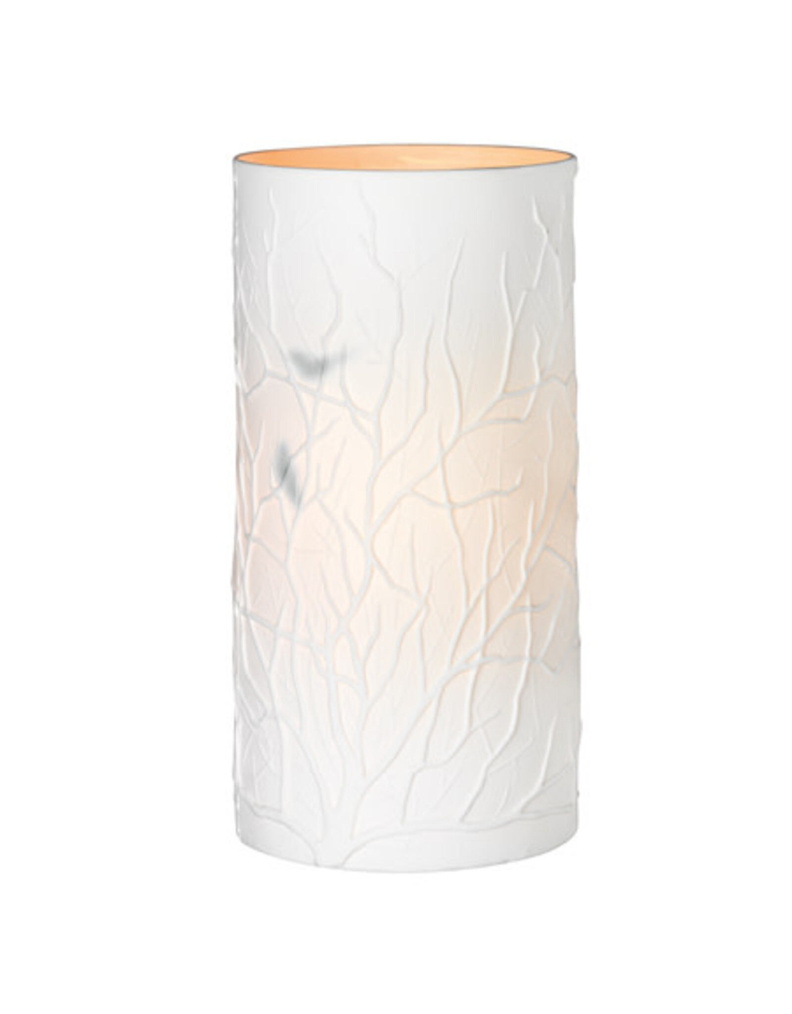 Raeder Lamp Cilinder met takken en Twee vogels - Ø 11 x 22 cm