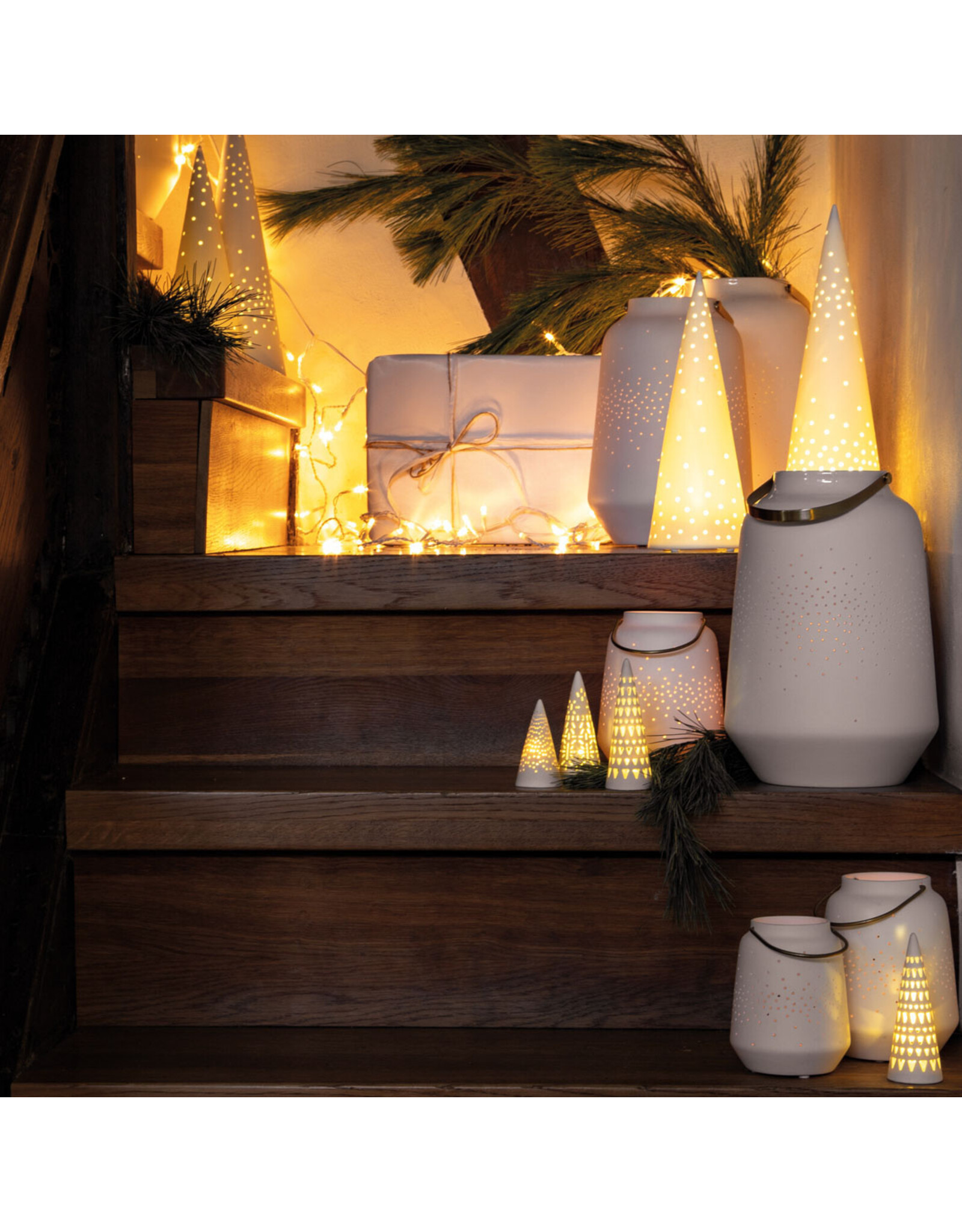 Raeder Mini Kerstboom S -  LED -  H 7,5 cm
