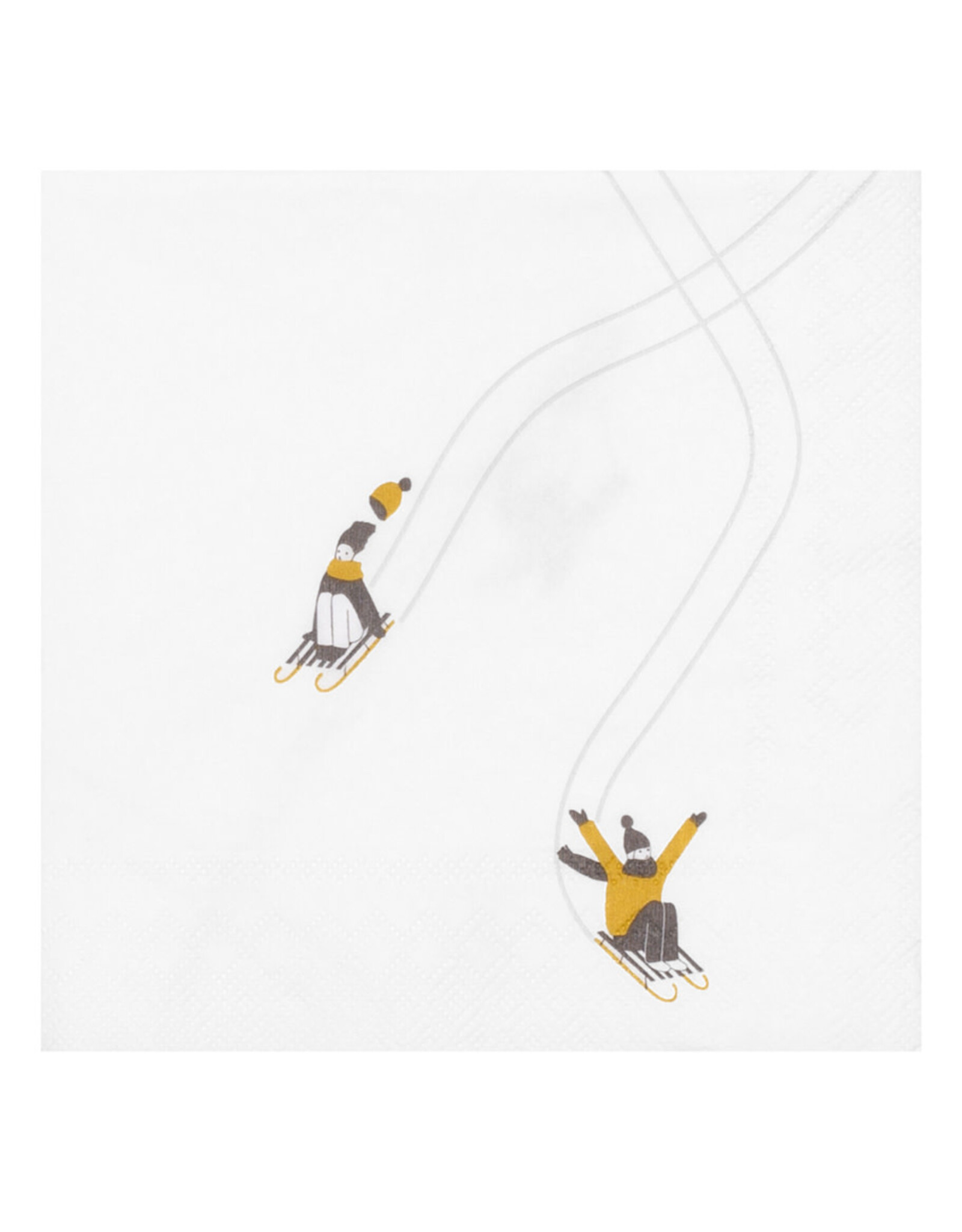 Raeder Servetten - Sledging - 25x25cm
