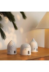Raeder Lichthuisje, Winterhuisje - Puntdak met Dotjes - Ø9,6x12,7 cm