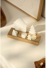 Raeder Lichtobject, Peperkoekdorpje - 20x7x13,7 cm