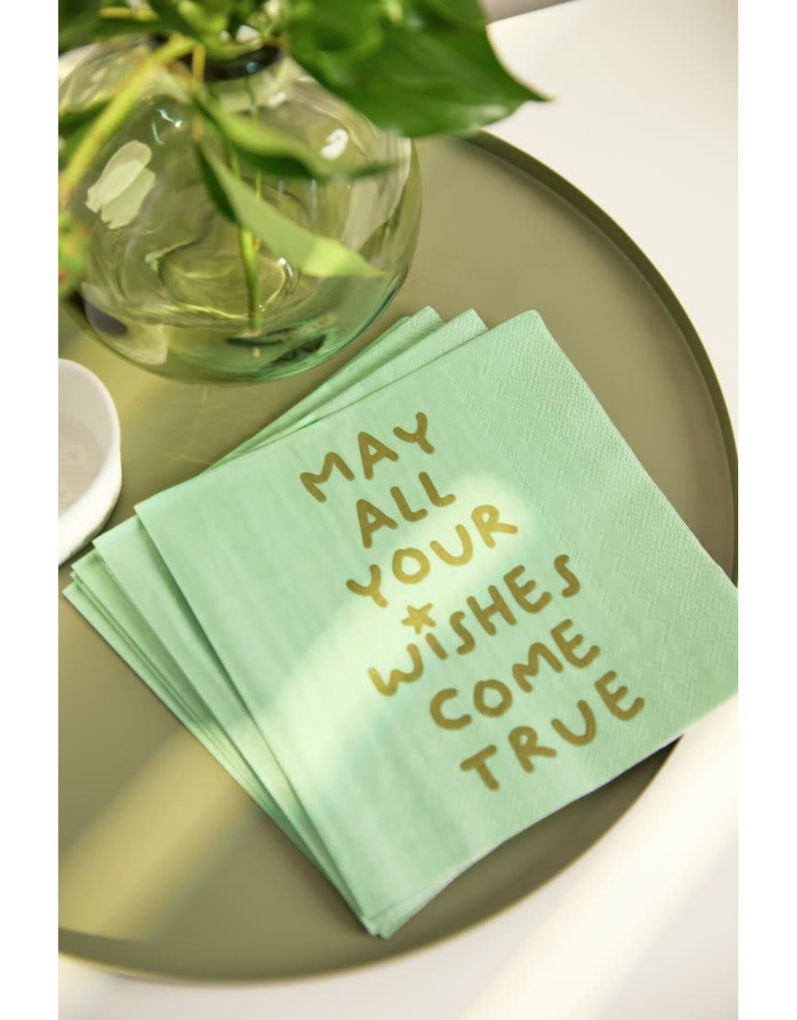 Raeder Servetten - May all your wishes come true - 33x33 cm