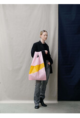 Susan Bijl Shopping bag L, Pale Pink & Lino - 37,5 x 69 x 34cm