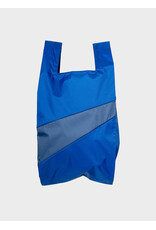 Susan Bijl Shopping bag M, Blue & Dark Petrol - 27 x 55 x 18 cm