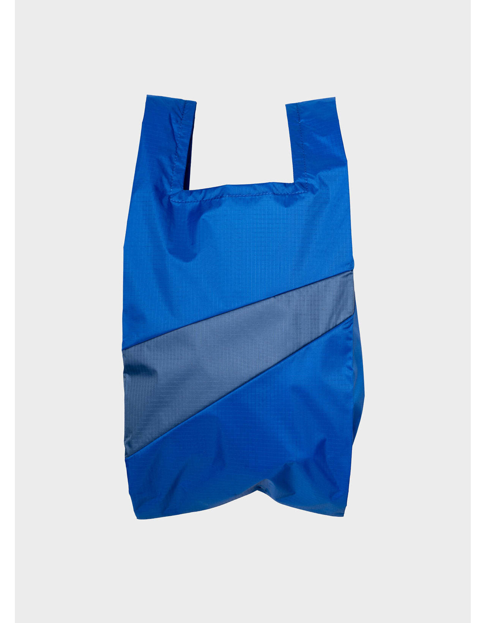 Susan Bijl Shopping bag M, Blue & Dark Petrol - 27 x 55 x 18 cm