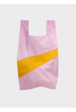 Susan Bijl Shopping bag M, Pale Pink & Lino - 27 x 55 x 18 cm