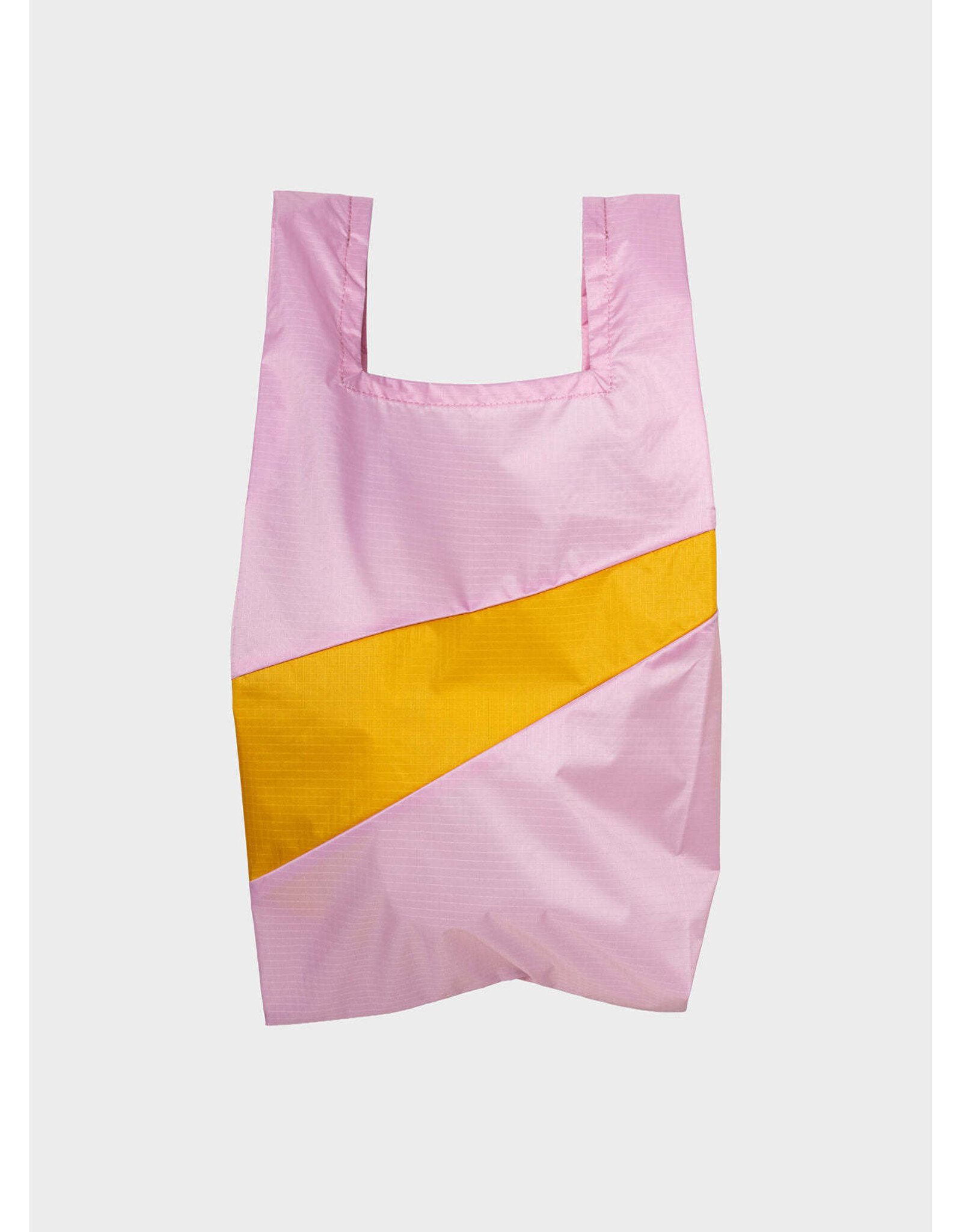 Susan Bijl Shopping bag M, Pale Pink & Lino - 27 x 55 x 18 cm