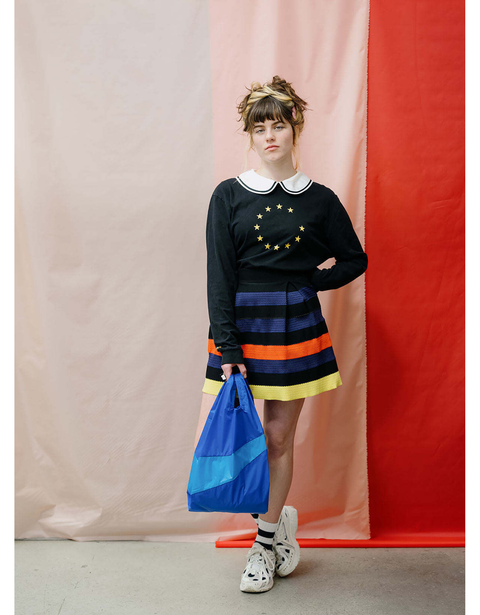 Susan Bijl Shopping bag M, Yves & Wave - 27 x 55 x 18 cm