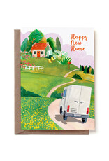 Reddish Design Wenskaart - New Home Countryhouse - Dubbele kaart + Envelop
