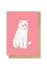 East End Wenskaart - Cat, To love and be loved - Dubbele kaart + Envelop