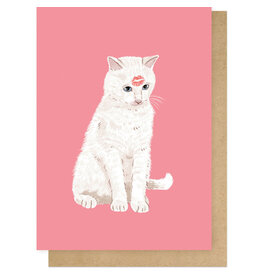 East End Wenskaart - Cat, To love and be loved - Dubbele kaart + Envelop
