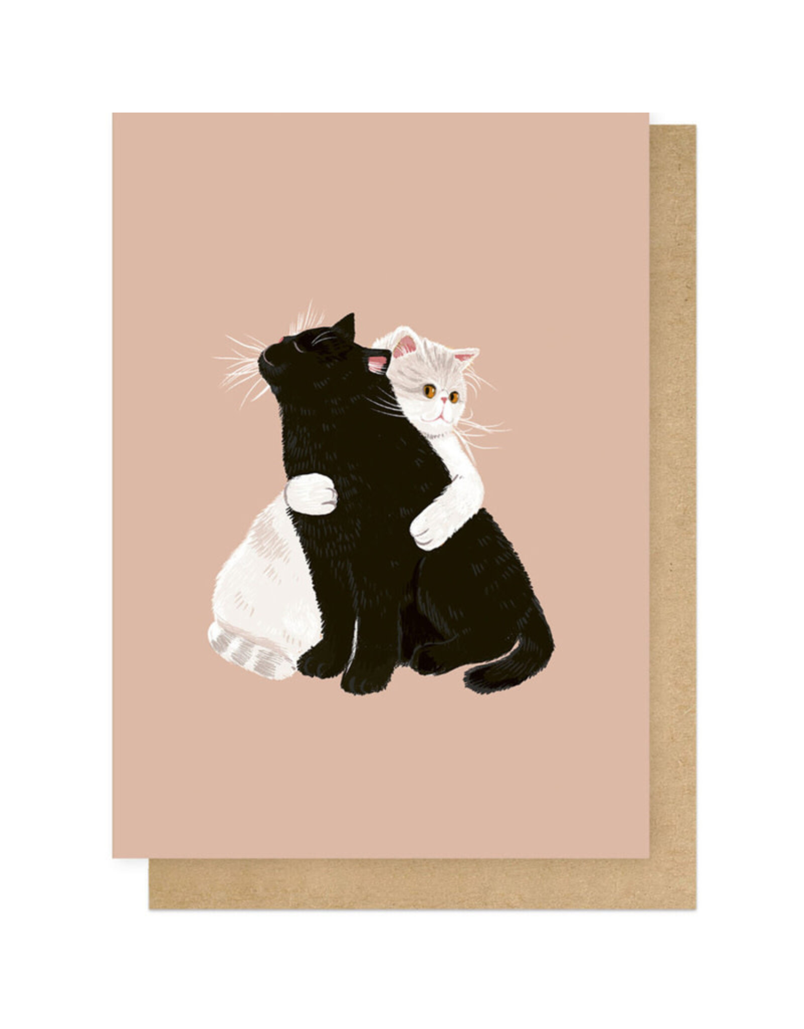 East End Wenskaart - Cat Huge - Dubbele kaart + Envelop